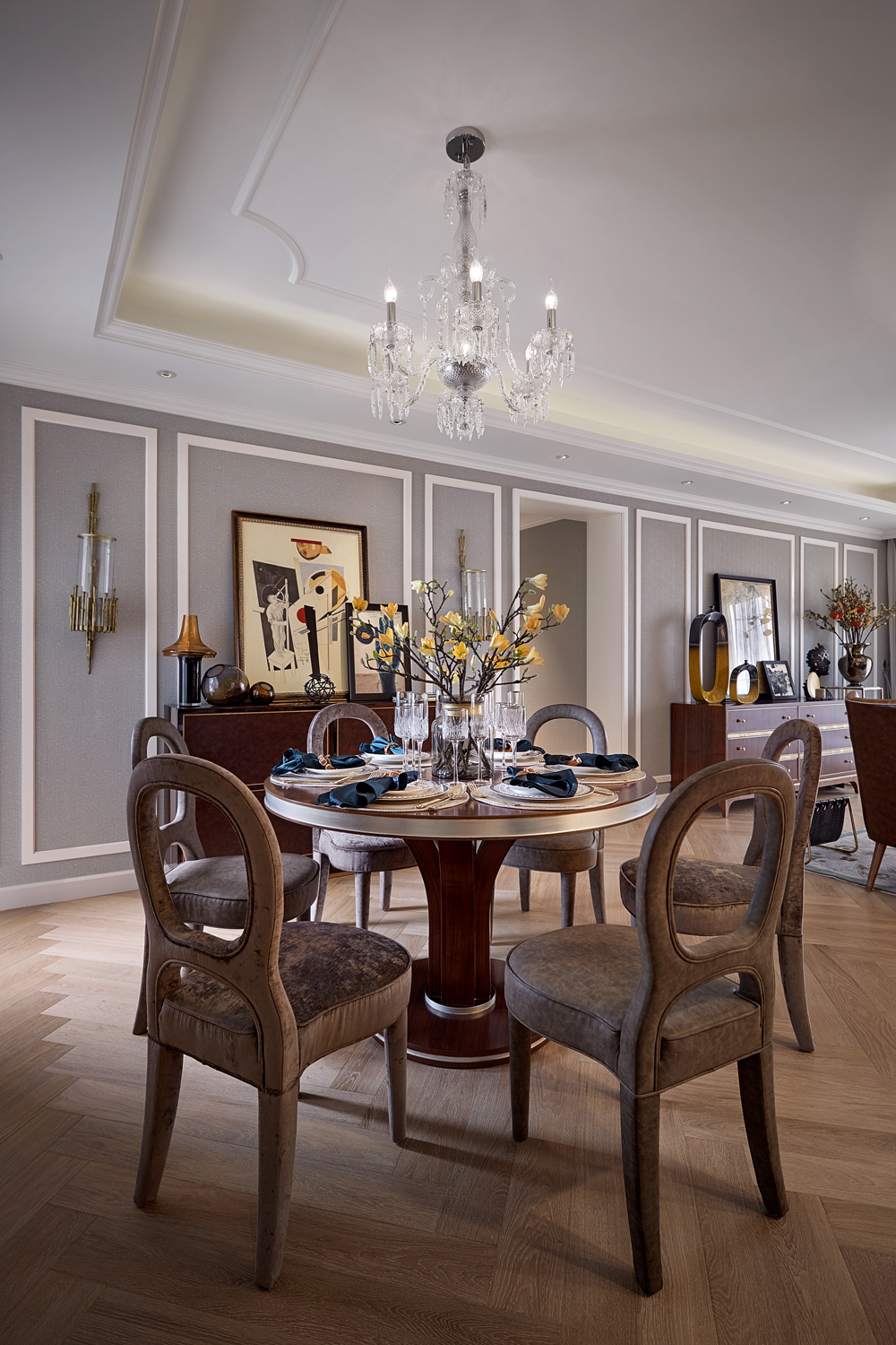 200m²美式乡村风格家装案例